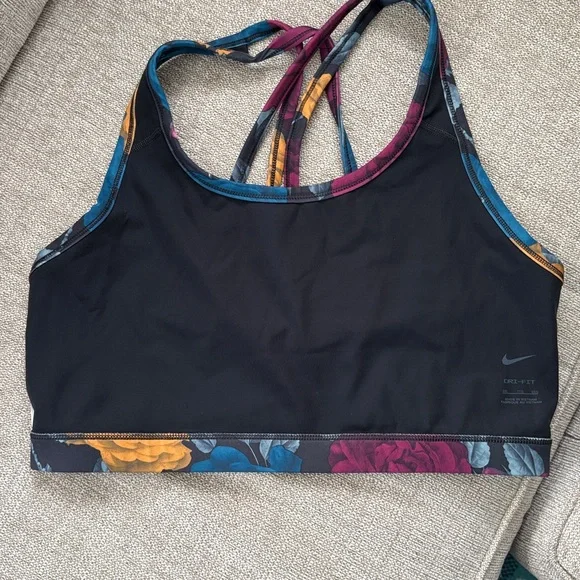 Nike Multicolor Floral Sports Bra - Picture 3 of 5